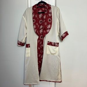 Authentic Asian Silk Robe. Reversible.